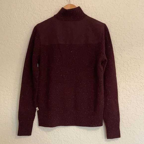 New the North face crestview quarter button down sweater in root brown - Picture 14 of 16